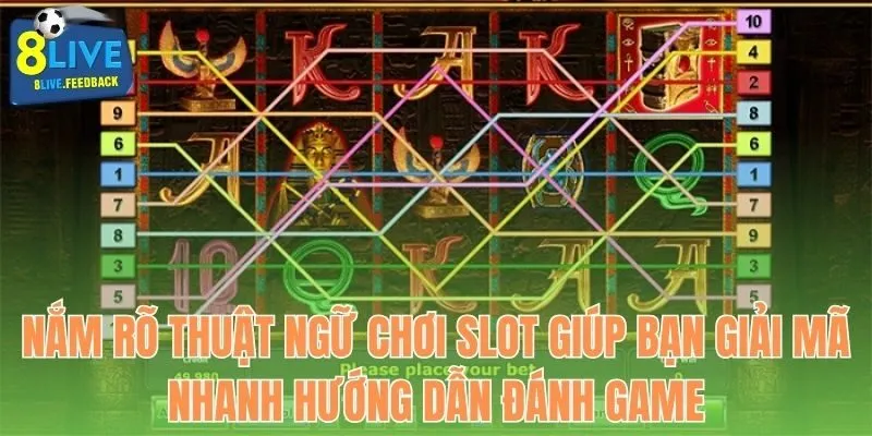 Nắm rõ thuật ngữ chơi slot giúp bạn giải mã nhanh hướng dẫn đánh game